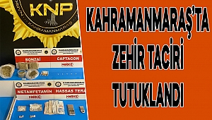 Kahramanmaraş’ta zehir taciri tutuklandı 
