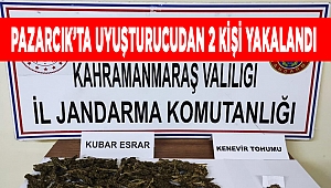 Pazarcık’ta uyuşturucudan 2 kişi yakalandı 