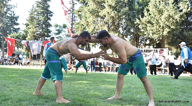 Güreşçiler Türkoğlu Er Meydanında