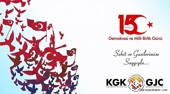 KGK: Darbecilere karşı destansı kutlu direniş asla unutulmayacak