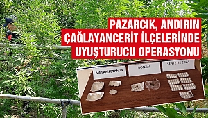 Pazarcık, Andırın, Çağlayancerit İlçelerinde Uyuşturucu Operasyonu 