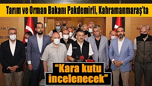 Tarım ve Orman Bakanı Pakdemirli: “Kara kutu incelenecek” 