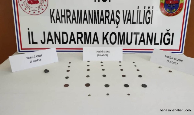 Andırın’da tarihi eser operasyonu