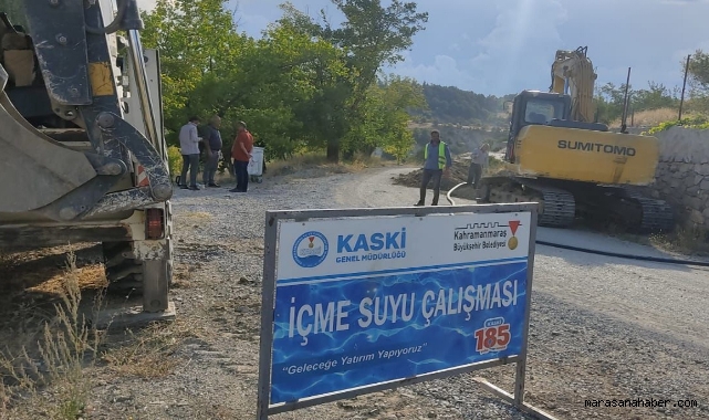 Ekinözü Ambar Mahallesinde İçmesuyu Şebeke Yenilemeleri Devam Ediyor