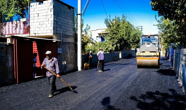 Gençosman Mahallesinde Asfalt Çalışması