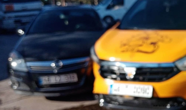 Kahramanmaraş’ta iki otomobil çarpıştı: 1 yaralı