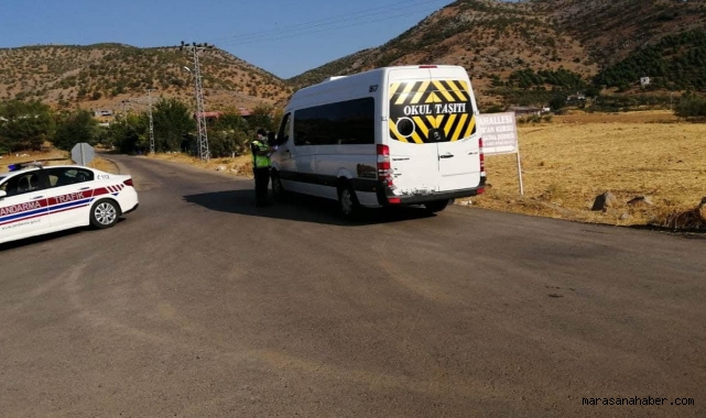Kahramanmaraş’ta okul taşıtları denetlendi