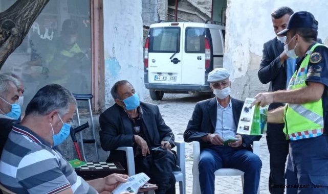 Kahramanmaraş’ta traktör sürücüleri bilgilendirildi