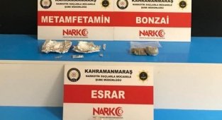 Kahramanmaraş'ta uyuşturucudan 3 kişi tutuklandı 