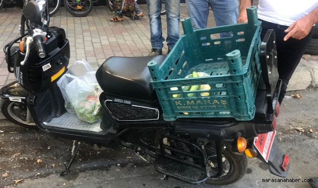 Otomobille çarpışan elektrik bisiklet sürücüsü yaralandı