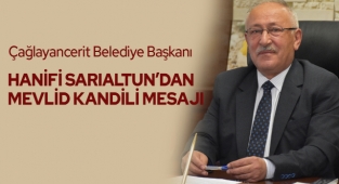 Başkan Sarıaltun’dan Mevlid Kandili Mesajı
