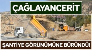 Çağlayancerit Şantiye Görünümüne Büründü!