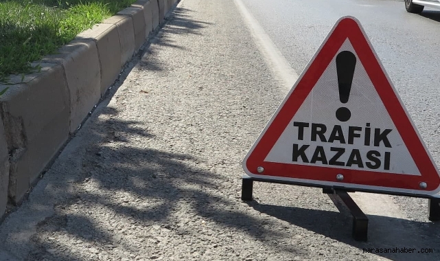 İş makinesine çarpan motosiklet sürücüsü öldü