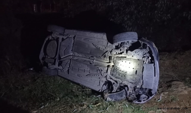 Kahramanmaraş’ta otomobil ile otobüs çarpıştı: 1 yaralı