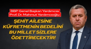 Yardımcıoğlu: Şehit Ailesine Küfretmenin Bedelini Bu Millet Sizlere Ödettirecektir!
