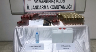 Çağlayancerit’te sahte alkol operasyonu