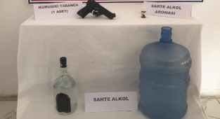 Kahramanmaraş Afşin’de sahte alkol operasyonu