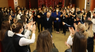 SANKO Üniversitesi Hastanesi'nde Yeni Yıl Etkinliği