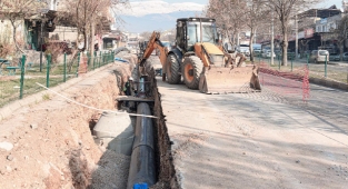 Tevfik Kadıoğlu Köprülü Kavşak Alanında Altyapı Çalışmaları Başladı