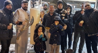 Alpedo Kervan’dan Geleneksel Etkinlik: Kar Altında Dondurma Sevinci