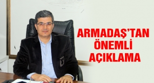 Armadaş'tan Önemli Açıklama