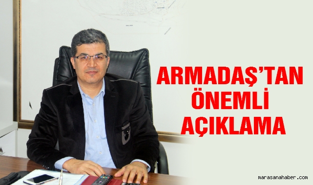 Armadaş'tan Önemli Açıklama