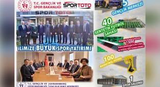 Kahramanmaraş’a Spor Alanında Büyük Yatırım