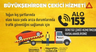 Kahramanmaraş Büyükşehir’den Ücretsiz Çekici Hizmeti!