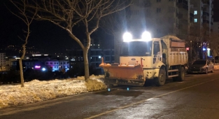 Kahramanmaraş Büyükşehir Ekipleri Kar Nöbetinde