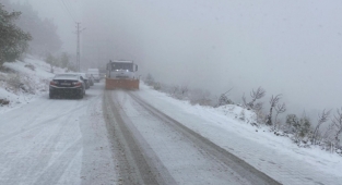 Kahramanmaraş'ta eğitime kar engeli