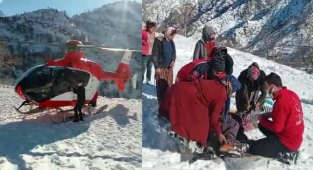 Kahramanmaraş’ta Hamile Kadını Hastaneye Hava Ambulansı Yetiştirdi