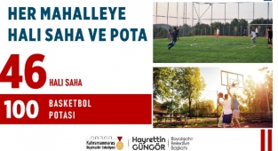Kahramanmaraş’ta Her Mahalleye Halı Saha ve Pota