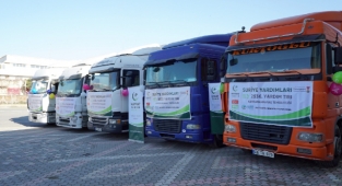 Kahramanmaraş'tan Suriye'ye 5 Tır insani yardım