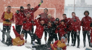 Kahramanmaraşspor’dan Karlı Havada İdman