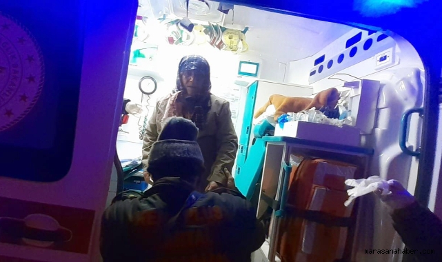 Karda mahsur kalan kalp hastasının imdadına belediye ekipleri yetişti