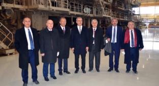 KSÜ Rektörü Prof. Dr. Niyazi Can Kahramanmaraş İl Protokolü ile Birlikte Aydın Söke’de Batı Kipaş Kâğıt Fabrikası’nın Açılışına Katıldı