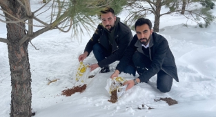 KSÜ Soğuk Kış Günlerinde Sokak Hayvanlarını Unutmadı