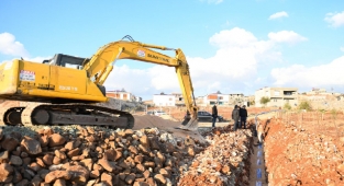 Pazarcık İlçesi Tilkiler Mahallesi İçme Suyu Çalışmaları Devam Ediyor