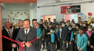 Türkoğlu’nda Şehit Mehmet Taşhan Kütüphanesi açıldı