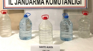 Afşin’de araçta sahte alkol ele geçirildi