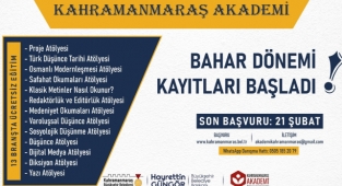 Akademi’de Başvuru Süresi Uzatıldı