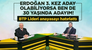 Baş: Bugünkü Anayasaya Göre Cumhurbaşkanı 3. Kez Aday Olamaz!