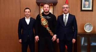 Başkan Güngör, Eroğlu ve Balaban’ı Ağırladı