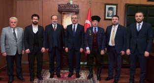 Başkan Güngör, Mehmet Görmez’i Ağırladı