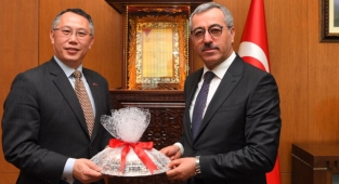 Başkan Güngör, Tayvan Temsilcisi Huang’ı Ağırladı