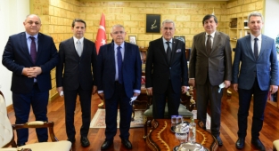 EXPO 2023 Uluslararası Temsilcisi Büyükelçi Erdoğan Kök KSÜ Rektörü Can’ı Ziyaret Etti