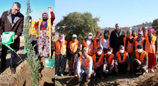 Güvenç’in kurduğu güçlü iletişim, 30 bin fidan olarak Kahramanmaraş’a nefes oldu
