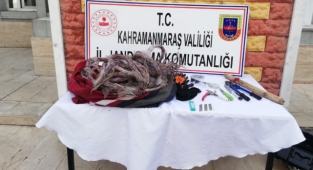 Kahramanmaraş’ta Kablo hırsızları yakalandı