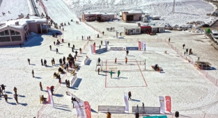 Kahramanmaraş’ta Kar Voleybolu Avrupa Turu Başlıyor