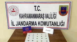 Kahramanmaraş’ta üzerinde tarihi eser taşırken yakalandı